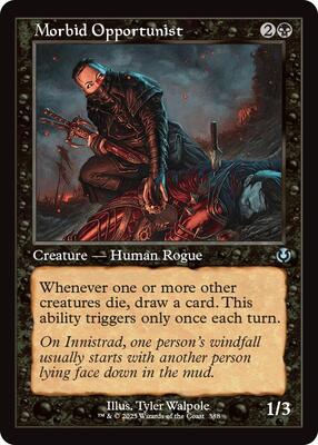 Morbid Opportunist (Retro Frame) card from Innistrad Remastered