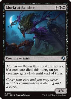 Morkrut Banshee card from Innistrad Remastered