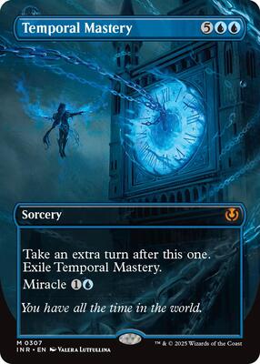 Temporal Mastery (Borderless) card from Innistrad Remastered