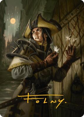 Thraben Inspector Art Card (Gold-Stamped Signature) card from Art Series: Innistrad Remastered