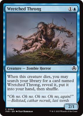 Wretched Throng card from Innistrad Remastered