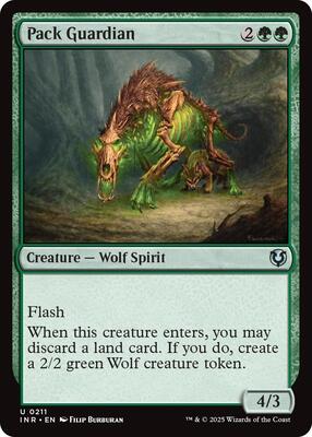 Pack Guardian card from Innistrad Remastered