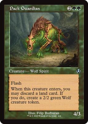 Pack Guardian (Retro Frame) card from Innistrad Remastered