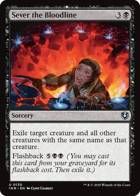 Sever the Bloodline card from Innistrad Remastered