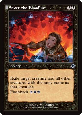 Sever the Bloodline (Retro Frame) card from Innistrad Remastered