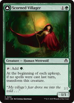 Scorned Villager card from Innistrad Remastered