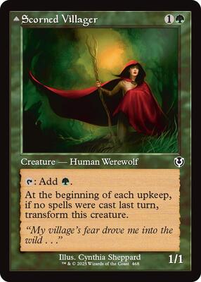 Scorned Villager (Retro Frame) card from Innistrad Remastered