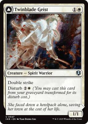 Twinblade Geist card from Innistrad Remastered