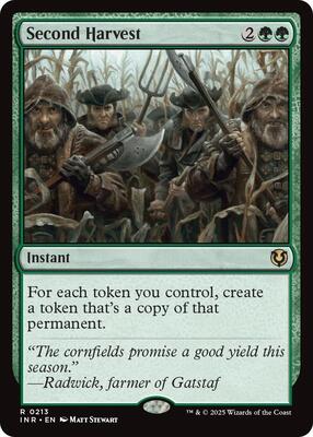 Second Harvest card from Innistrad Remastered