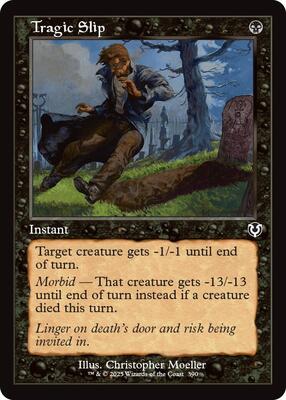 Tragic Slip (Retro Frame) card from Innistrad Remastered