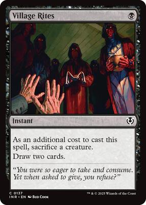 Village Rites card from Innistrad Remastered