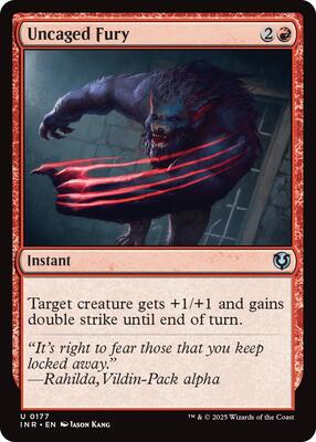 Uncaged Fury card from Innistrad Remastered