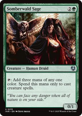 Somberwald Sage card from Innistrad Remastered