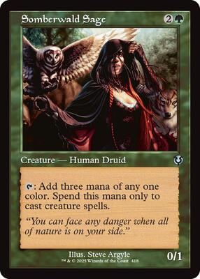 Somberwald Sage (Retro Frame) card from Innistrad Remastered