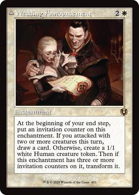 Wedding Announcement (Retro Frame) card from Innistrad Remastered