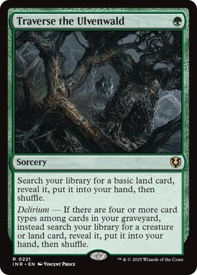 Traverse the Ulvenwald card from Innistrad Remastered