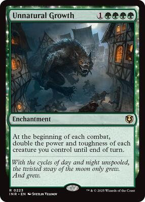 Unnatural Growth card from Innistrad Remastered