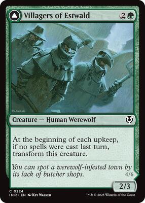Villagers of Estwald card from Innistrad Remastered