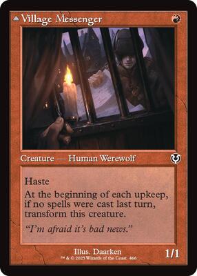 Village Messenger (Retro Frame) card from Innistrad Remastered