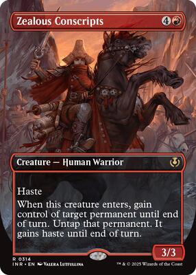 Zealous Conscripts (Borderless) card from Innistrad Remastered