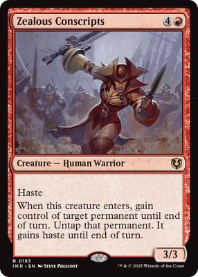 Zealous Conscripts card from Innistrad Remastered