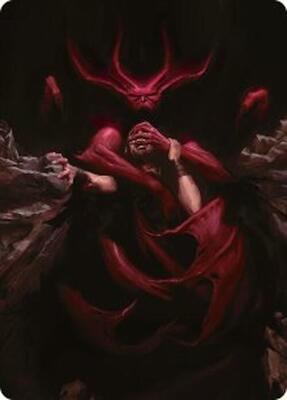 Infernal Grasp Art Card card from Art Series: Innistrad Remastered