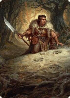 Tireless Tracker Art Card card from Art Series: Innistrad Remastered