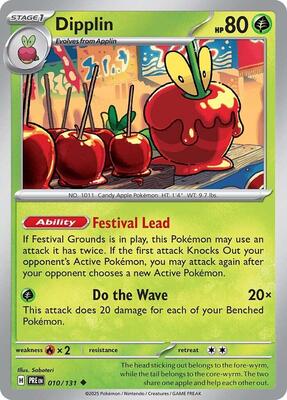 Dipplin card from SV: Prismatic Evolutions