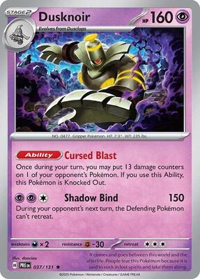 Dusknoir card from SV: Prismatic Evolutions