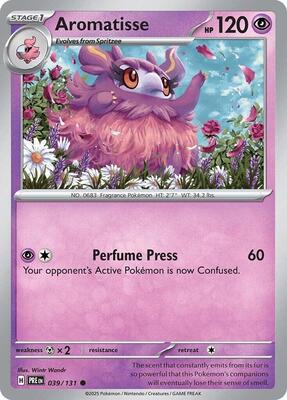 Aromatisse card from SV: Prismatic Evolutions