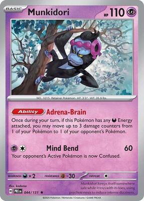 Munkidori card from SV: Prismatic Evolutions
