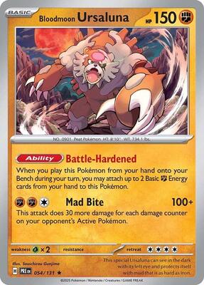 Bloodmoon Ursaluna card from SV: Prismatic Evolutions
