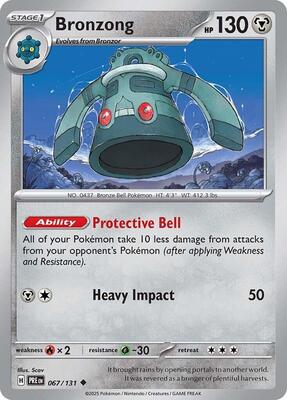 Bronzong card from SV: Prismatic Evolutions