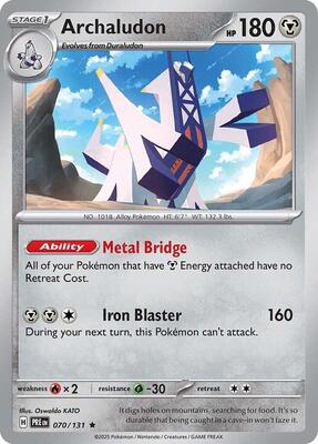 Archaludon card from SV: Prismatic Evolutions