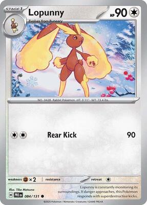 Lopunny card from SV: Prismatic Evolutions