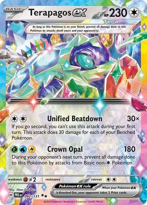 Terapagos ex - 092/131 card from SV: Prismatic Evolutions