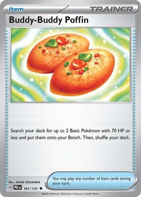 Buddy-Buddy Poffin card from SV: Prismatic Evolutions