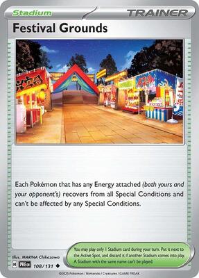 Festival Grounds card from SV: Prismatic Evolutions