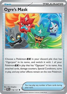 Ogre's Mask card from SV: Prismatic Evolutions