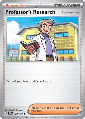 Professor's Research [Professor Oak] card from SV: Prismatic Evolutions