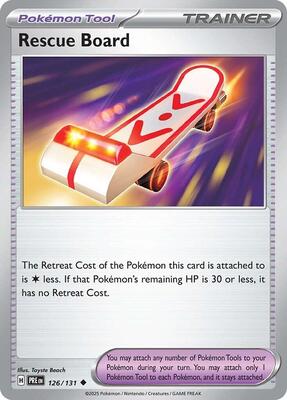 Rescue Board card from SV: Prismatic Evolutions