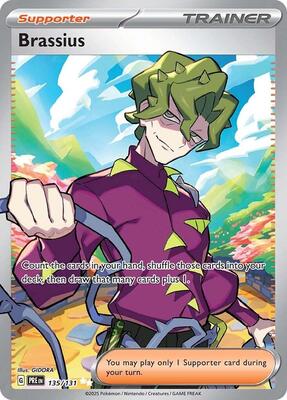 Brassius card from SV: Prismatic Evolutions