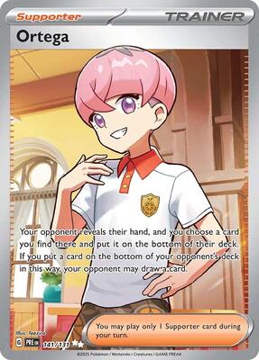 Ortega card from SV: Prismatic Evolutions