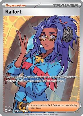 Raifort card from SV: Prismatic Evolutions