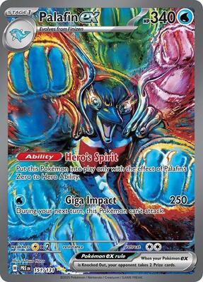 Palafin ex card from SV: Prismatic Evolutions