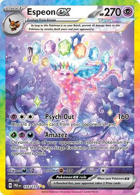 Espeon ex - 155/131 card from SV: Prismatic Evolutions