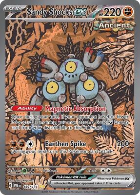 Sandy Shocks ex - 159/131 card from SV: Prismatic Evolutions
