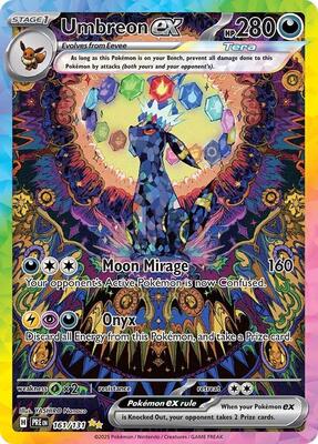 Umbreon ex - 161/131 card from SV: Prismatic Evolutions