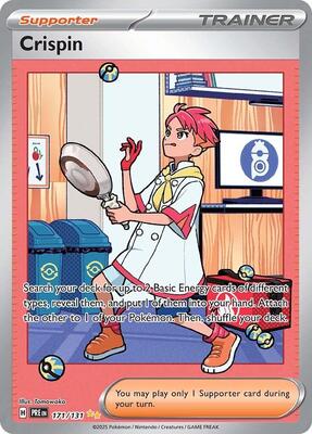 Crispin - 171/131 card from SV: Prismatic Evolutions