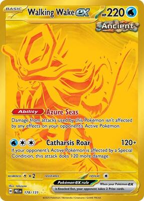 Walking Wake ex card from SV: Prismatic Evolutions